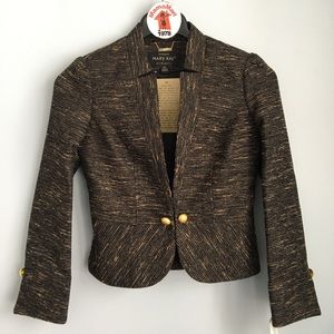 NWT Mary Kay Twinhill Tweed Blazer Jacket